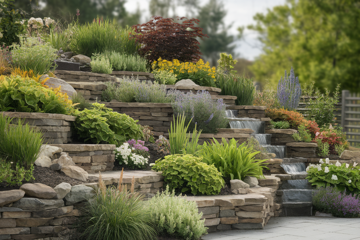 Aménager un jardin en pente : défis et opportunités