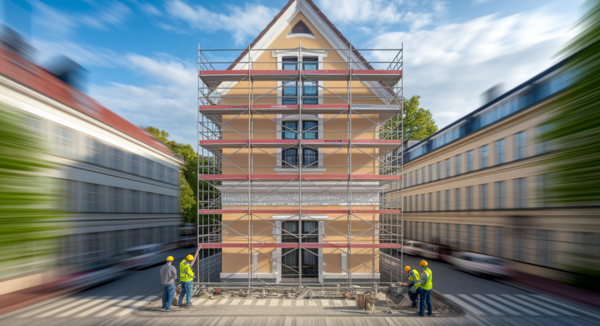 facade-echafaudage-ouvriers-casque