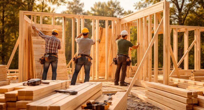 chantier-ossature-bois-travailleurs-arbres