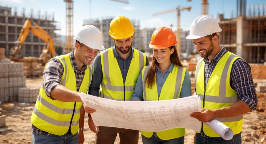 chantier-ouvriers-casques-machines-grues