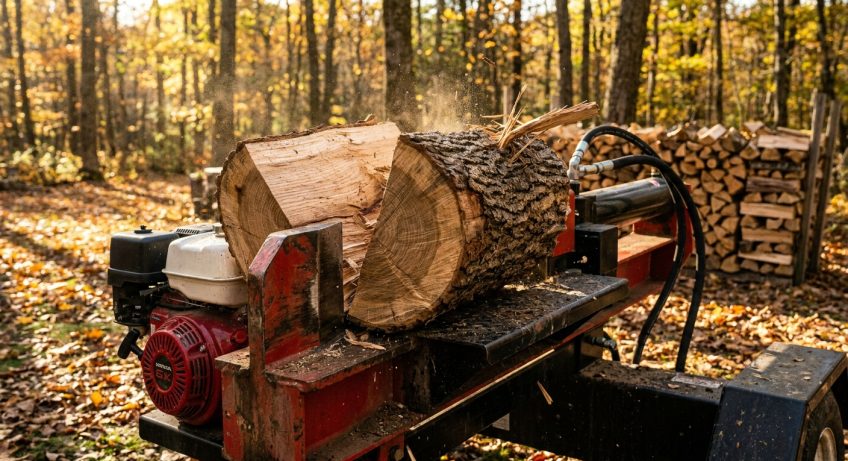 Fendeuse de bûches thermique : tout savoir pour bien choisir et optimiser votre fendage de bois