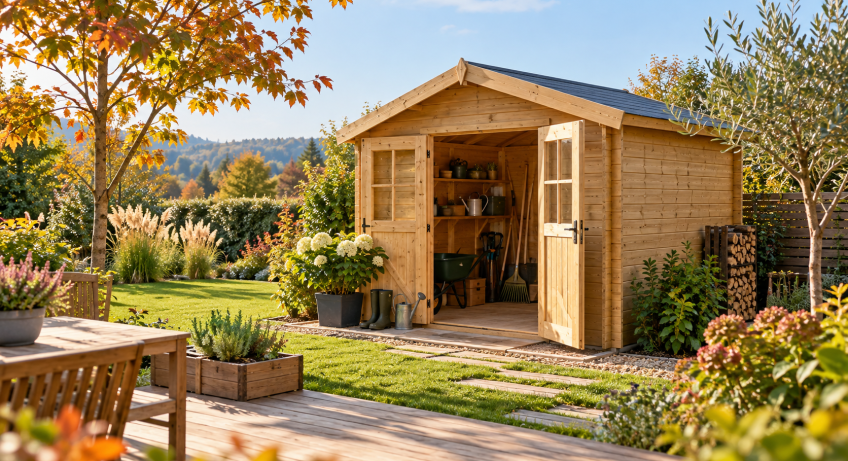 L'abri de jardin en bois : l'allié indispensable de votre extérieur